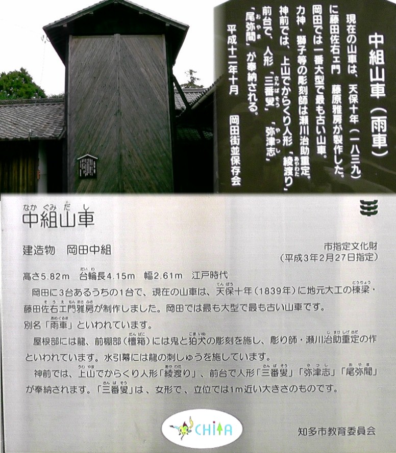 中組山車。