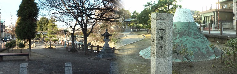 富士山と原:沼津付近