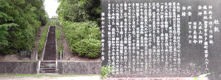 枝下川神社。