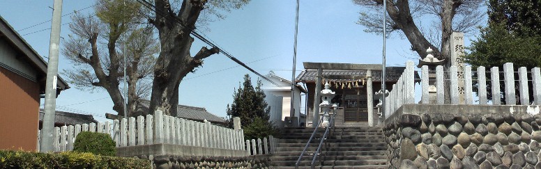 明治の東海道沿いの須賀神社。
